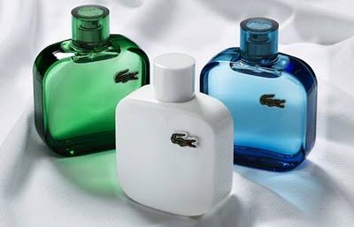 ... new trio of Eau de Lacoste fragrances for men - Vert, Blanc and Bleu